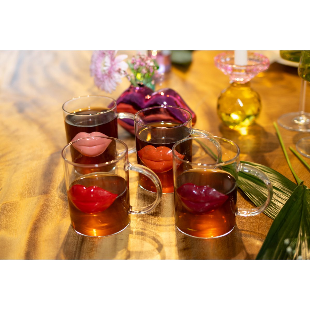 Mugs kiss - lot de 4