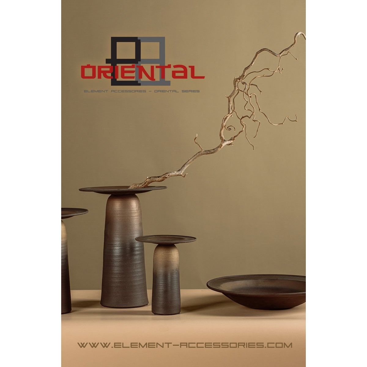 innovative, NewModern tall ceramic vase East+West ULF35