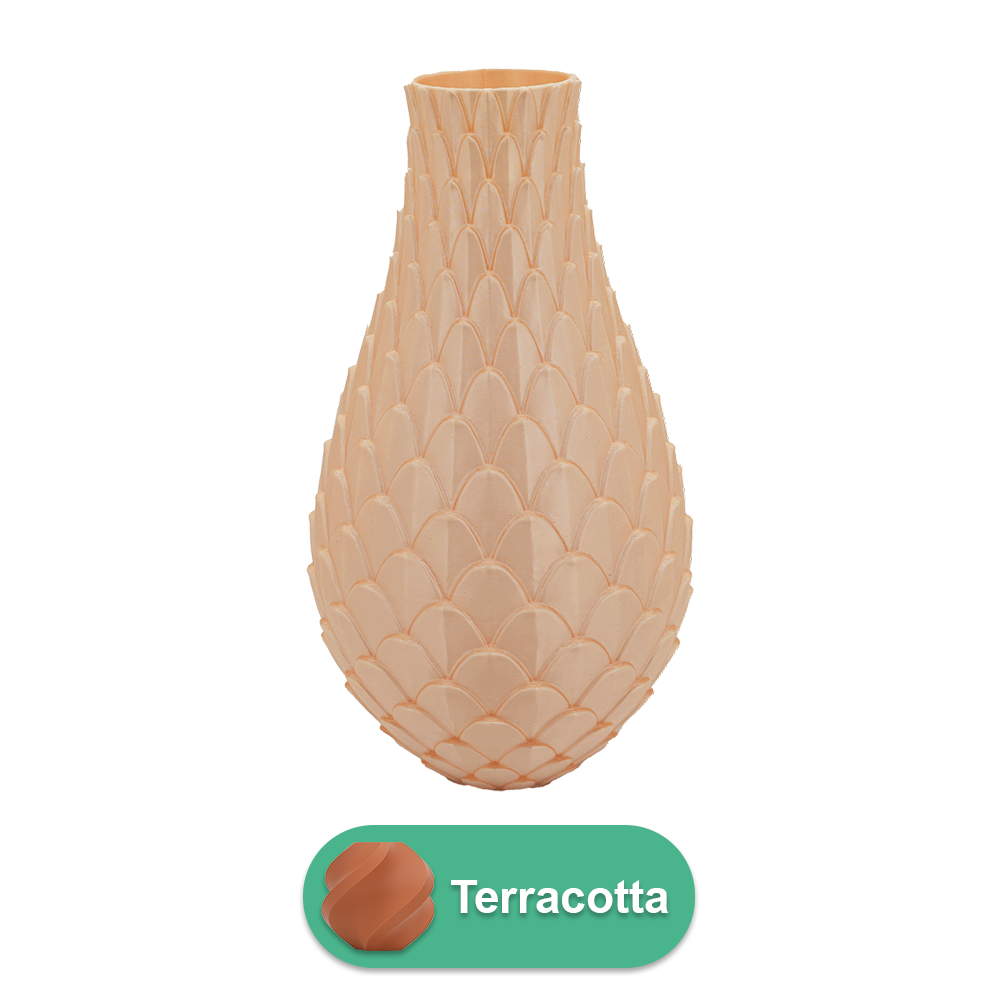 Sirena 3D vase - 3D printed vase - Sustainable PLA - Suitable for artificial flowers