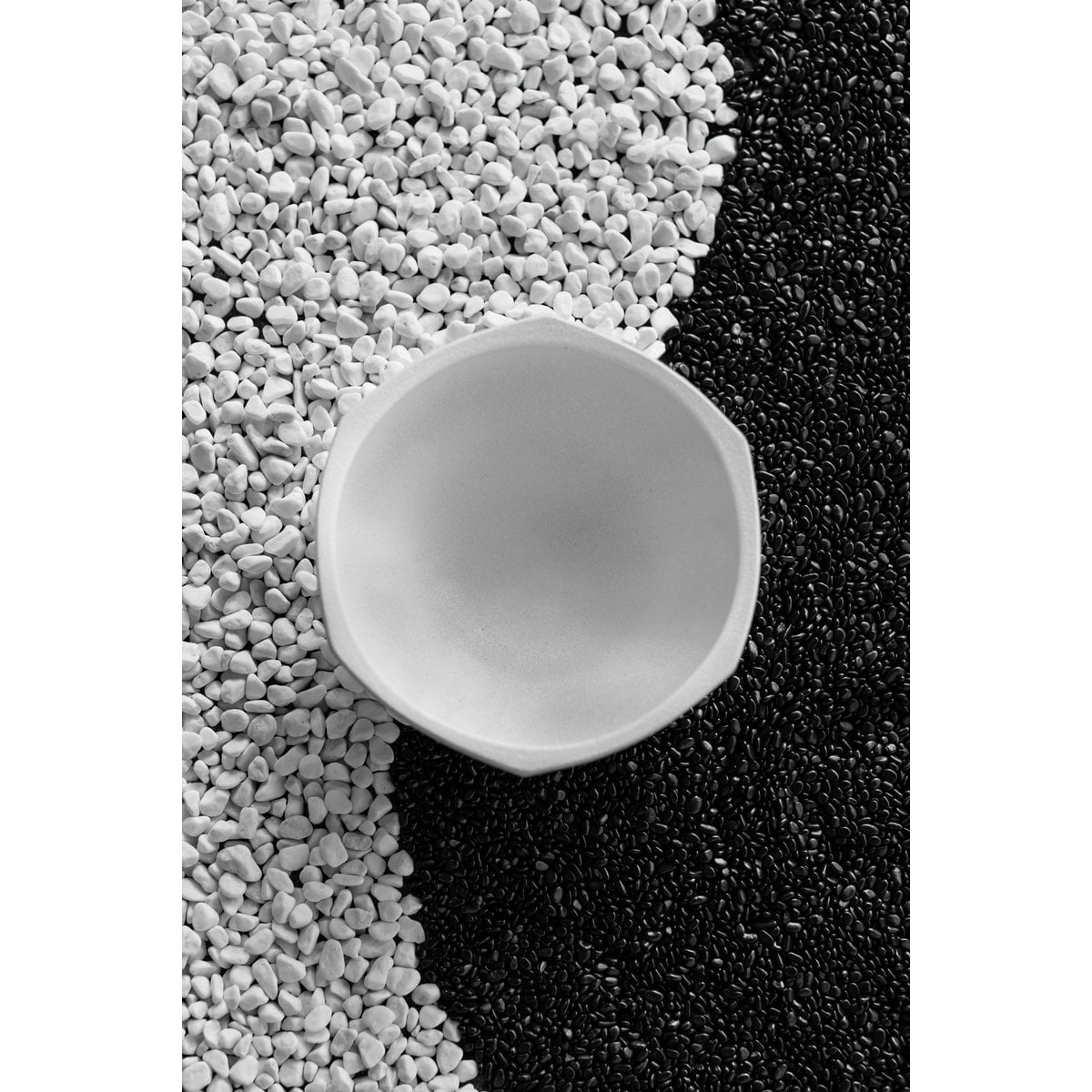 Modern Asian style bowl, high end design and finish, KUNYU30WH