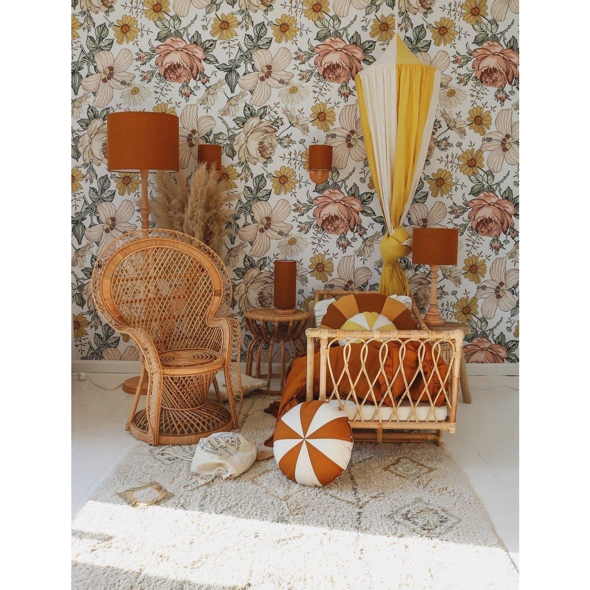 “Caramel Candy” Patchwork Pillow