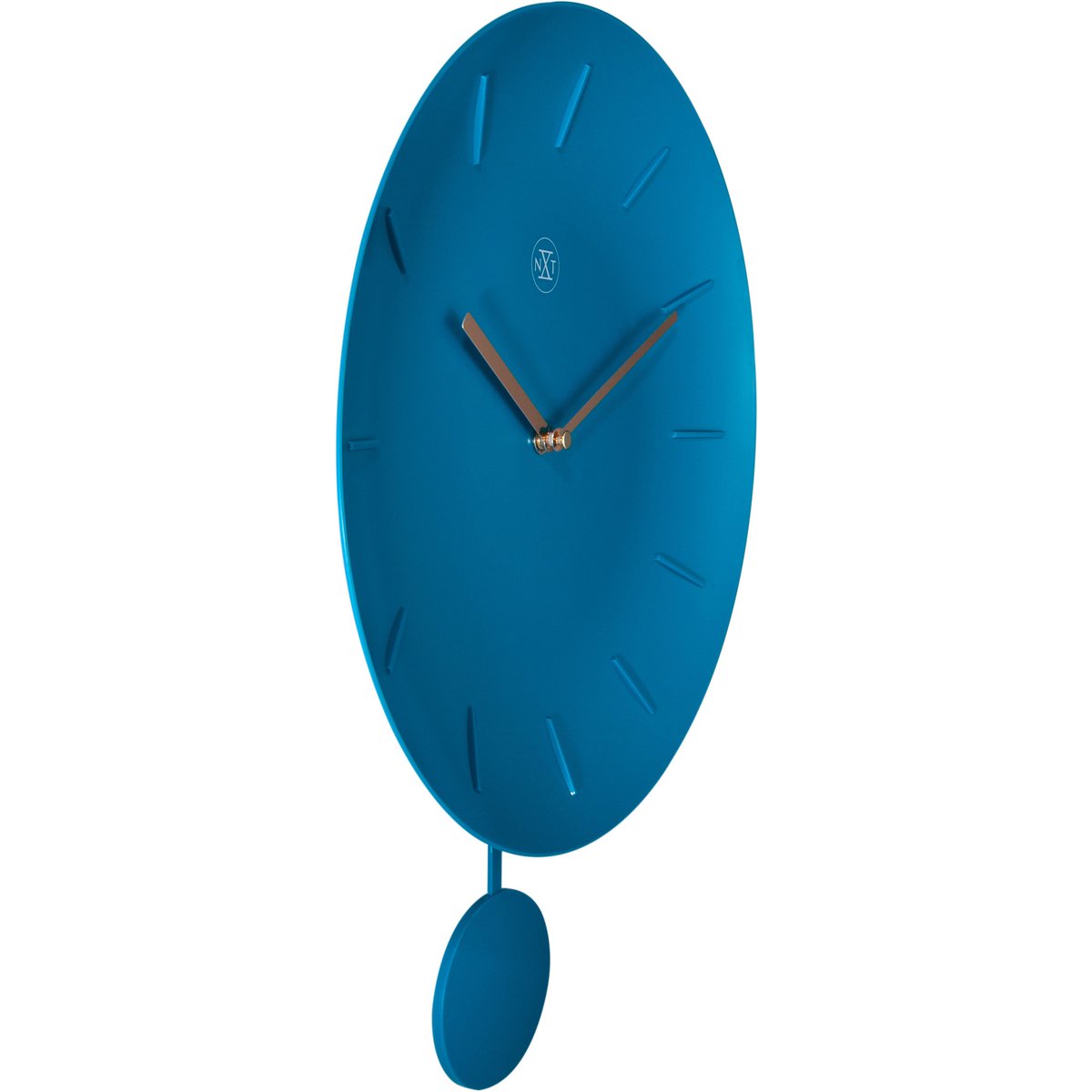 Wall clock - 30 cm - Plastic - 'Bowl'