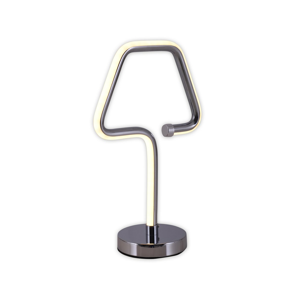 LED table lamp "Loop Line" h: 30cm chrome