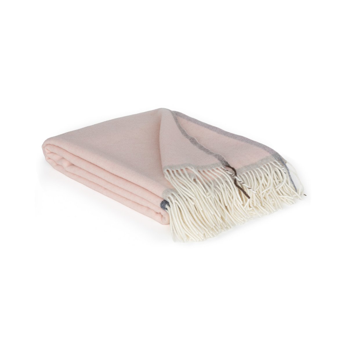 Merino/cashmere Throw Blanket MILANO Rosa Orlo