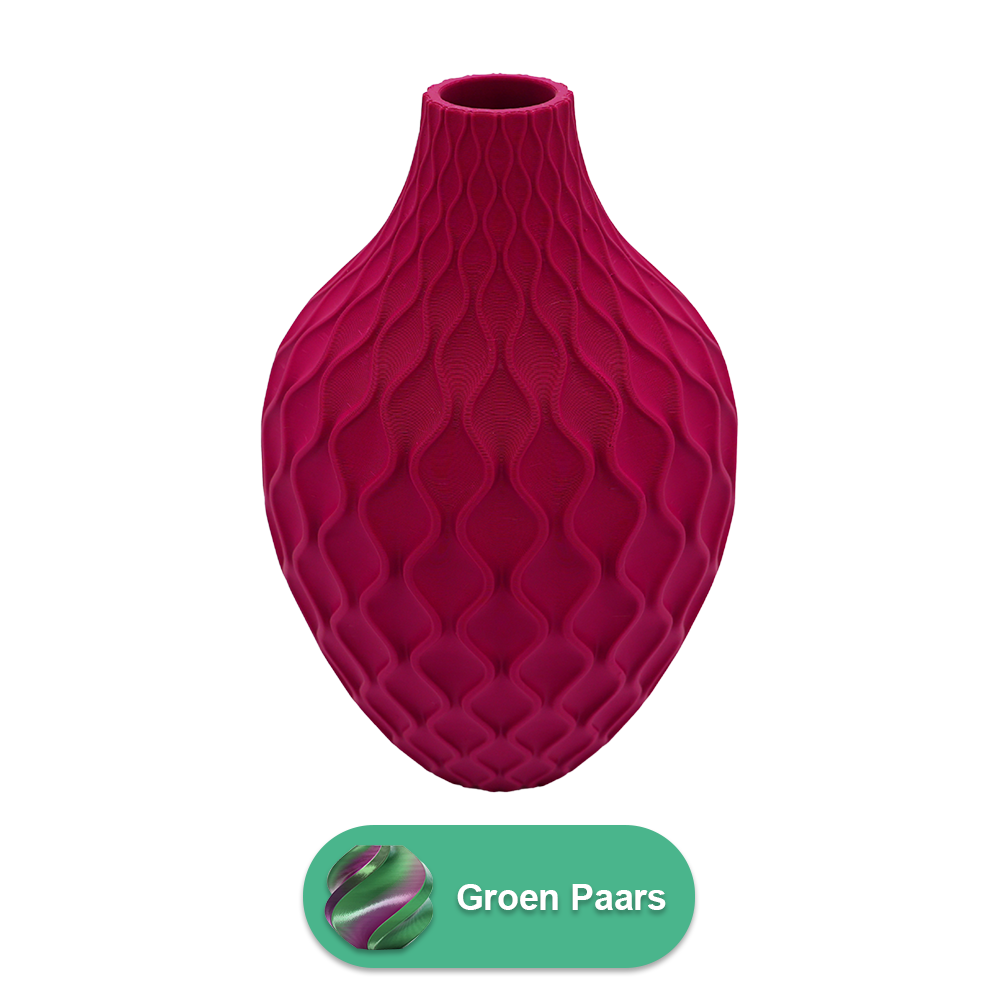 Ophira 3D-vas - 3D-printad vas - Hållbar PLA - Lämplig för konstgjorda blommor