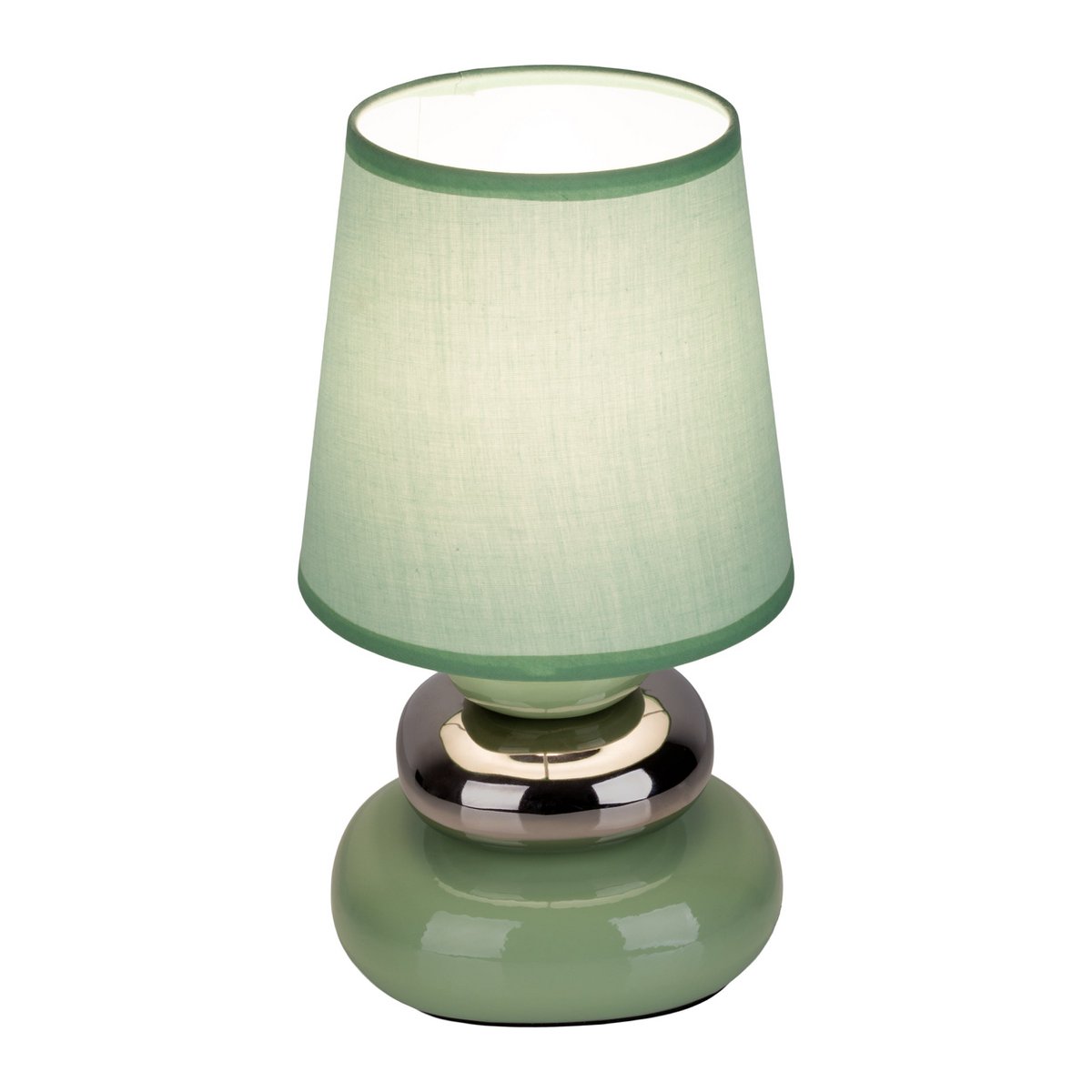 Keramik bordslampa "STONEY" mint - Klassisk - Bordslampa - - mint - E14 - ingen information