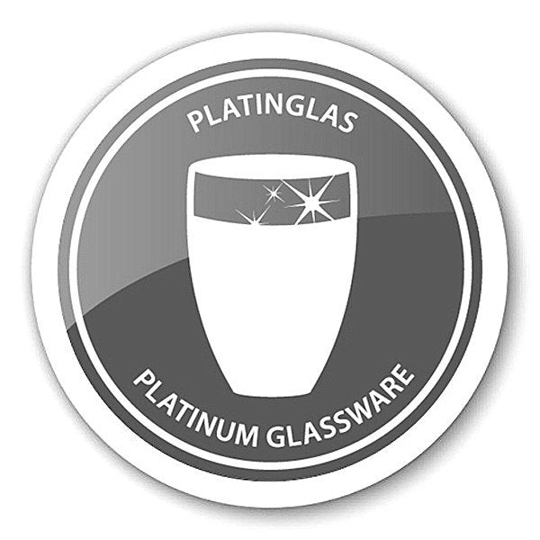 EDZARD Vas Charlotte, handblåst kristallglas med platinakant, höjd 24 cm, diameter 19 cm