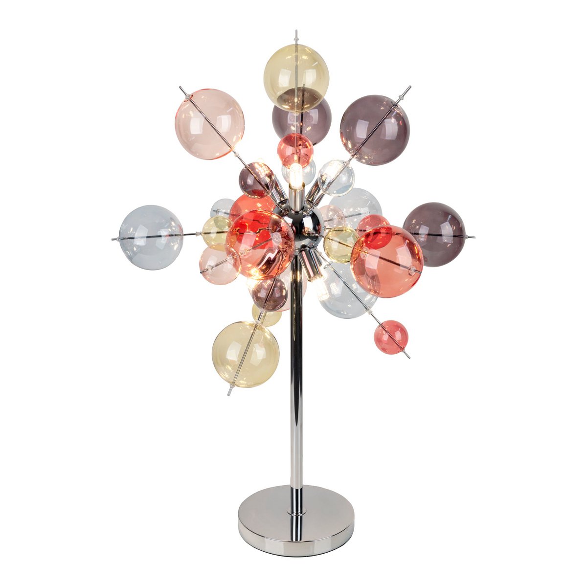 Table lamp "explosion" pastel colors H: 73 cm