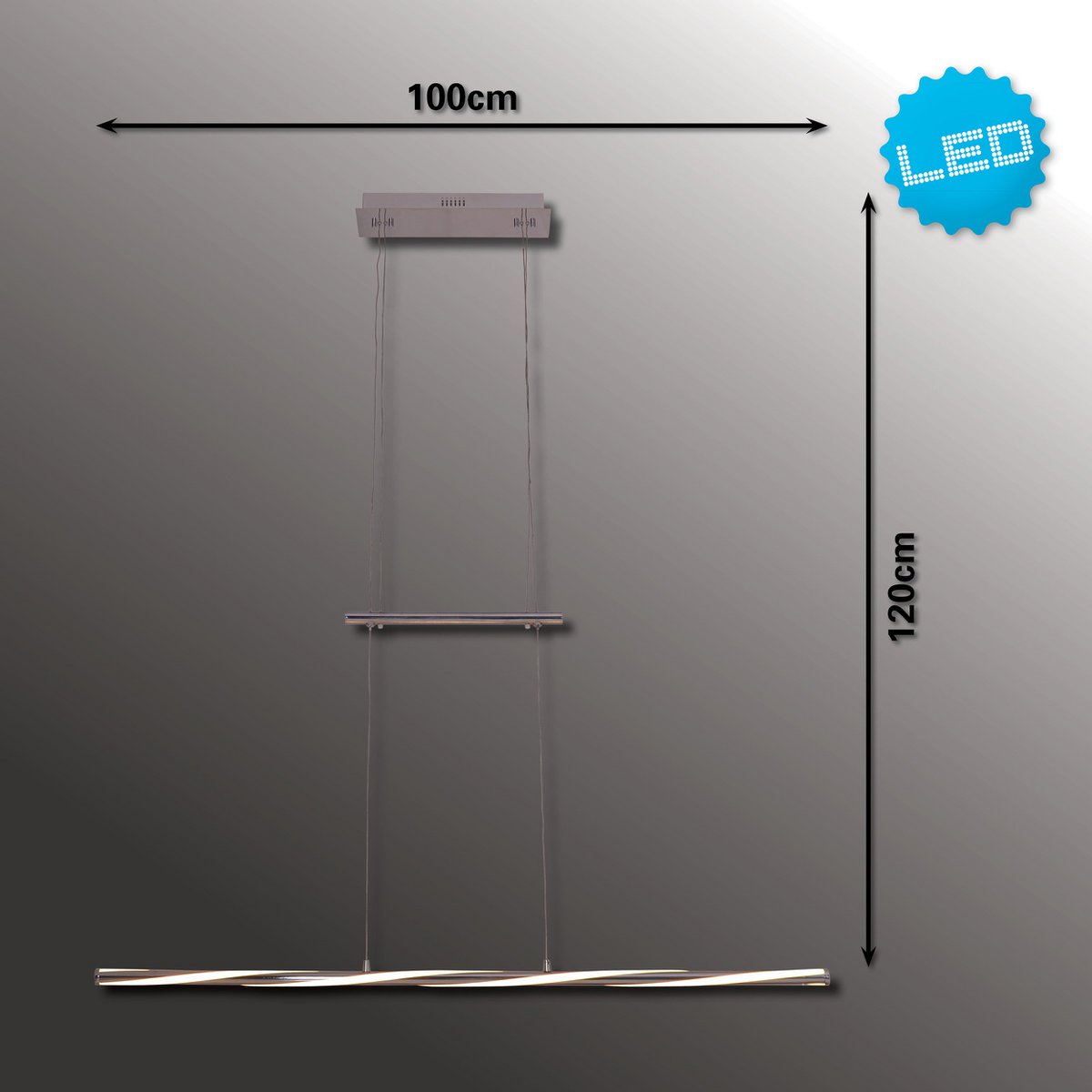 LED jojo takpendel dimbar "Twist"