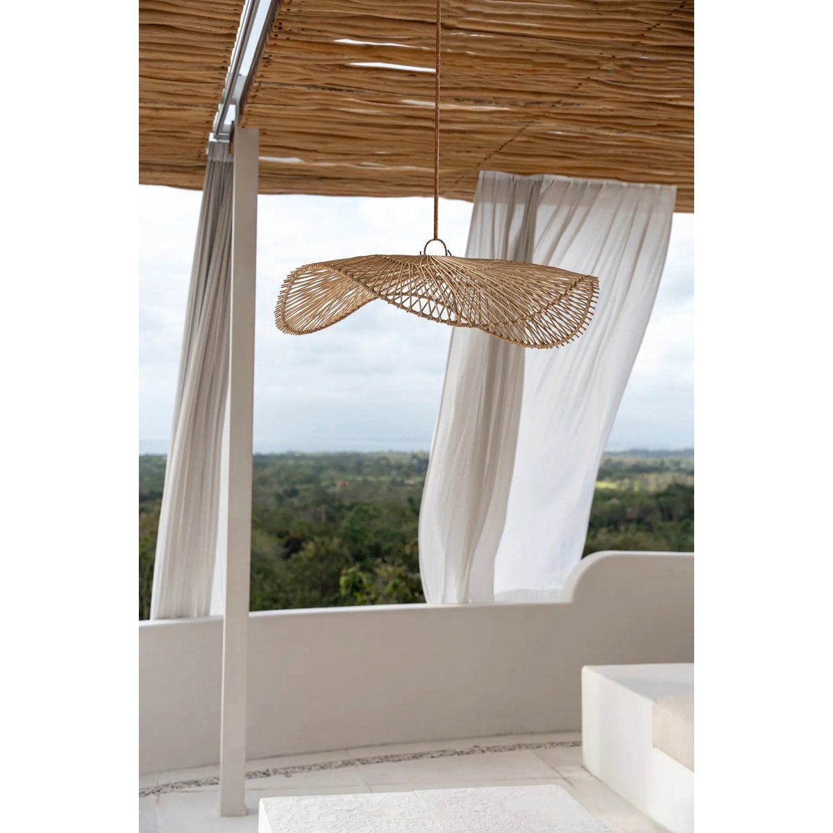 The Chapeau Pendant - Natural - L