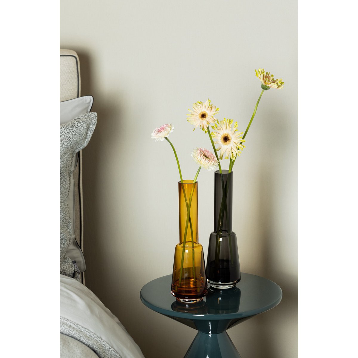 Modern retro design large vase, deep gray color, TYLER14 GRey