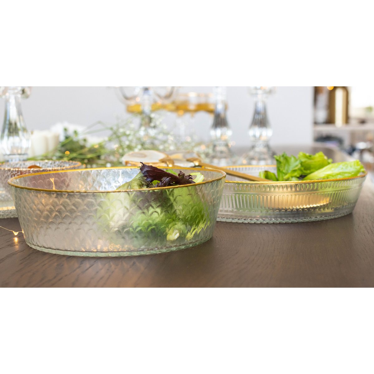 Coupe goldline 24x24x4cm