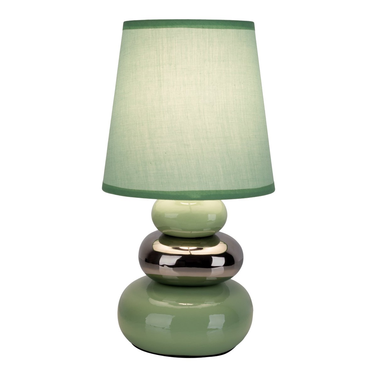 Keramik bordslampa "STONEY" mint - Klassisk - Bordslampa - - mint - E14 - ingen information