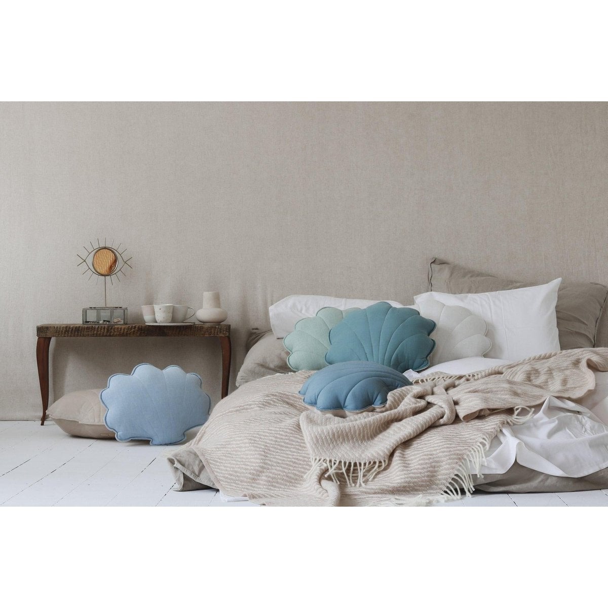 “Baby Blue” Linen Shell Pillow