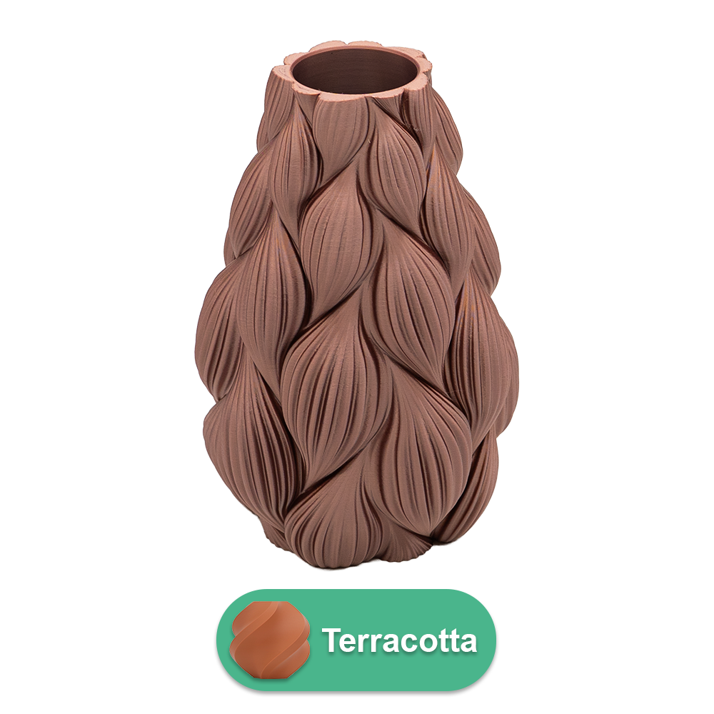 Lamina 3D-vas – 3D-printad vas – Slitstark PLA – Lämplig för konstgjorda blommor