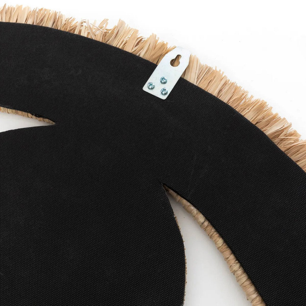 Raffia Eye Mirror - Natur - M