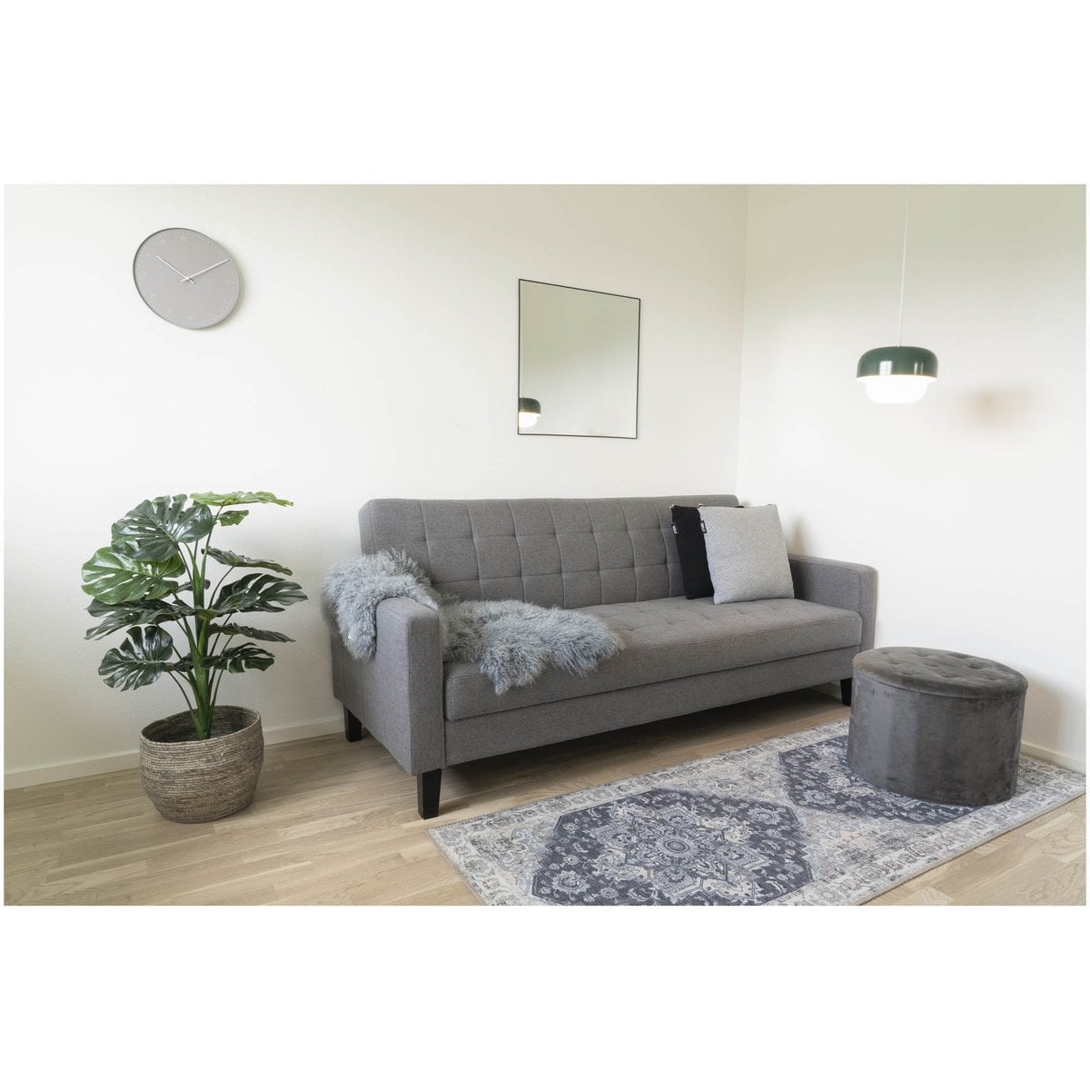 Havana Hallway Runner - Chenille Polyester, Blue - 80x200 cm