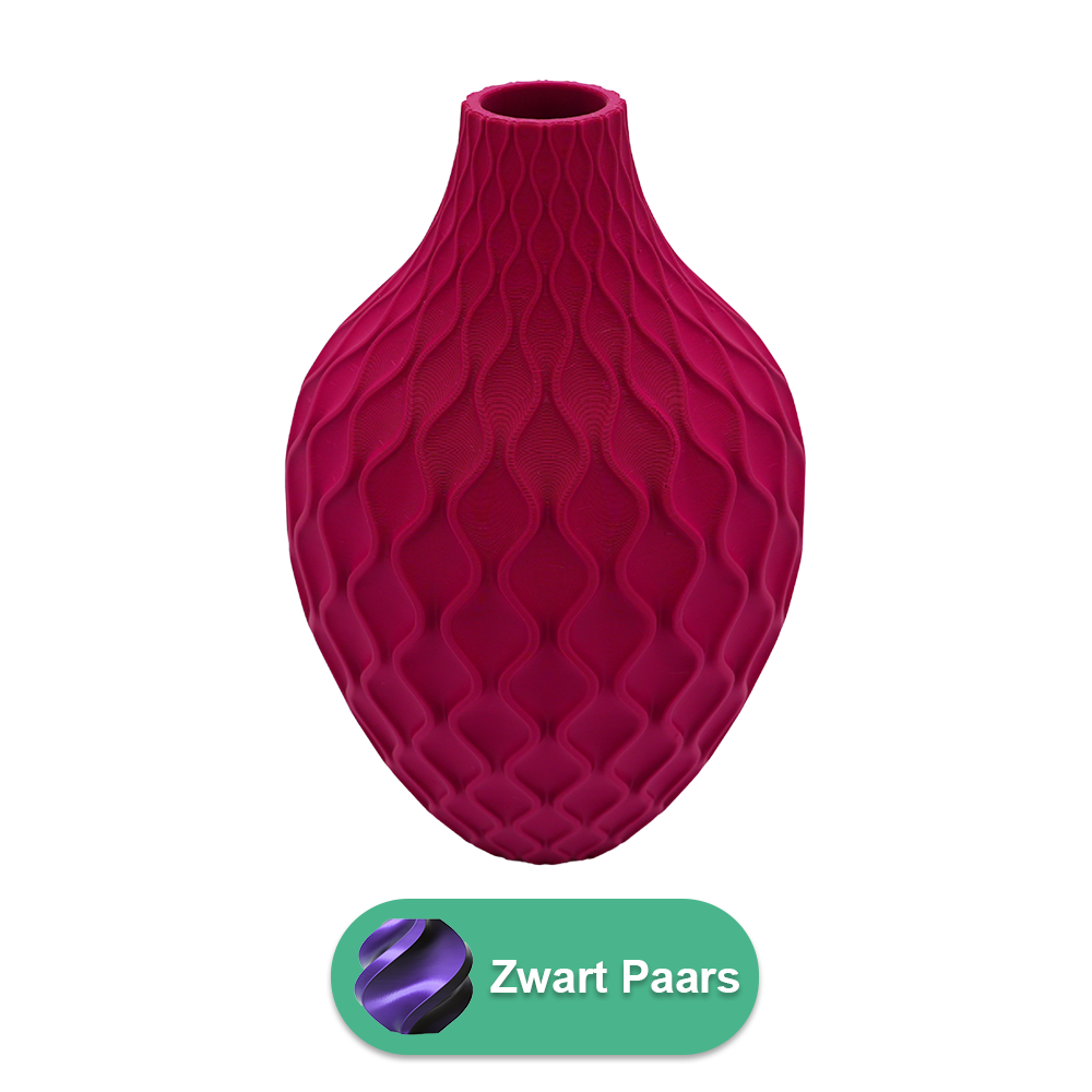 Ophira 3D-vas - 3D-printad vas - Hållbar PLA - Lämplig för konstgjorda blommor