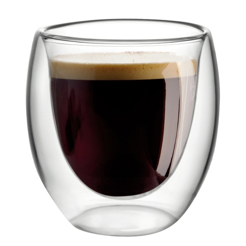Espressokoppar Dubbelvägg 80 ml – 4-pack