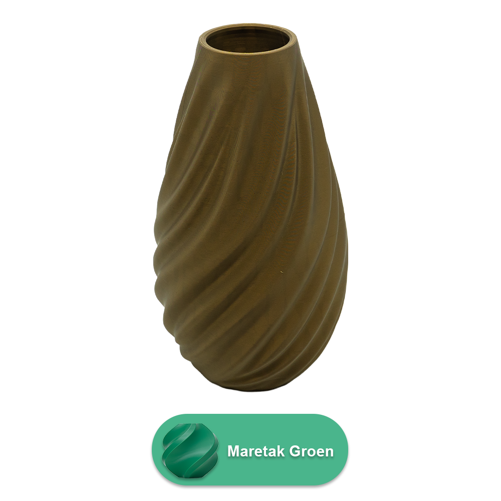 Lunaris 3D vas - 3D-printad vas - Hållbar PLA - Lämplig för konstgjorda blommor