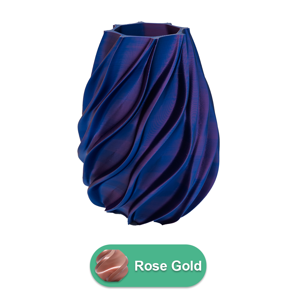Oliva 3D-vas - 3D-printad vas - Hållbar PLA - Lämplig för konstgjorda blommor