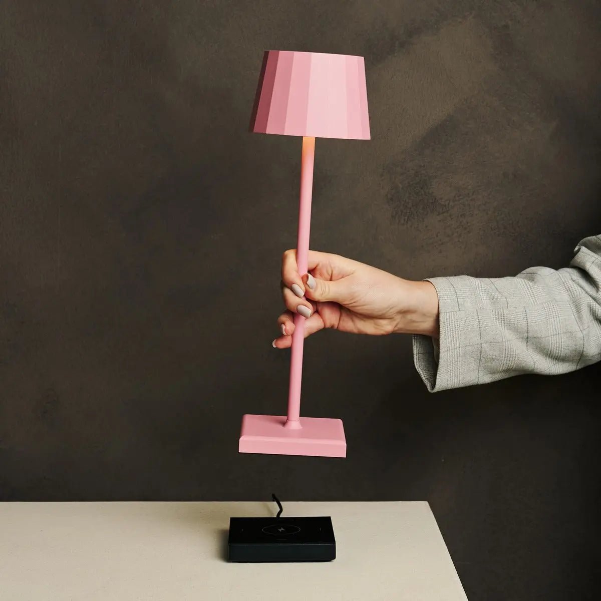 Wouter Flamingo Pink Rechargeable Table Lamp