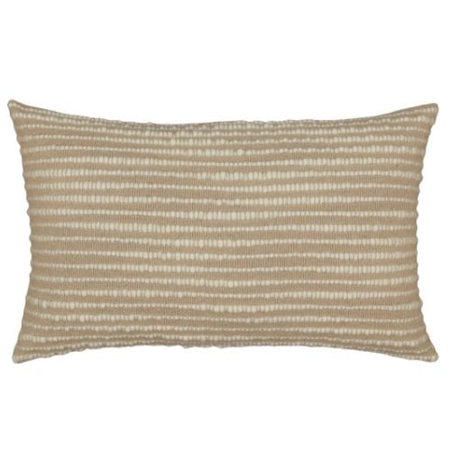 Natural Beige Lumbar Cushion Cover / Kussenhoes – Stripes & Texture – 35x50 cm – Urbane Hide