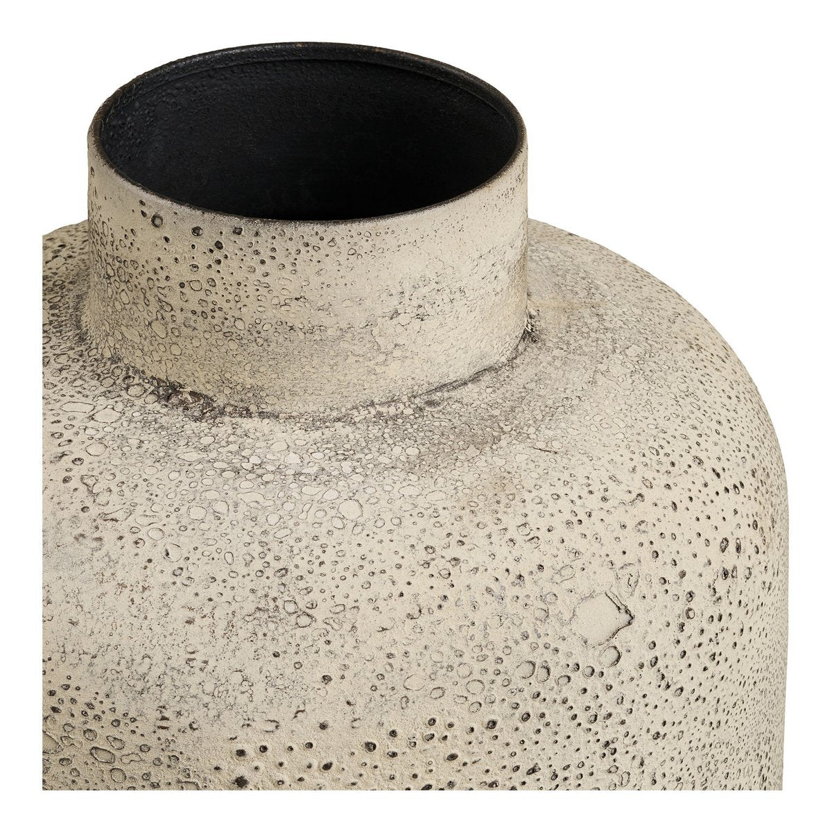 Hou Dekorativ kruka, metall, antikbeige, ø24x78,5 cm