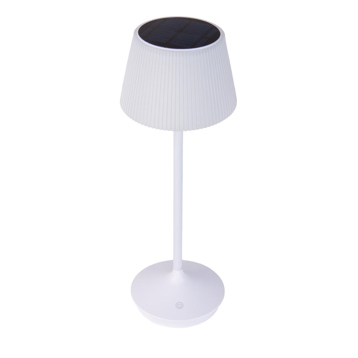 LED Leuchte "EMMI" für Außen und Innen, Tischlampe aus Metall und Kunststoff, mit fest verbauten LEDs, LED Tischlampe für Balkon, Terrasse, Garten, Wohnzimmer, Wintergarten, ca. 38 cm hoch