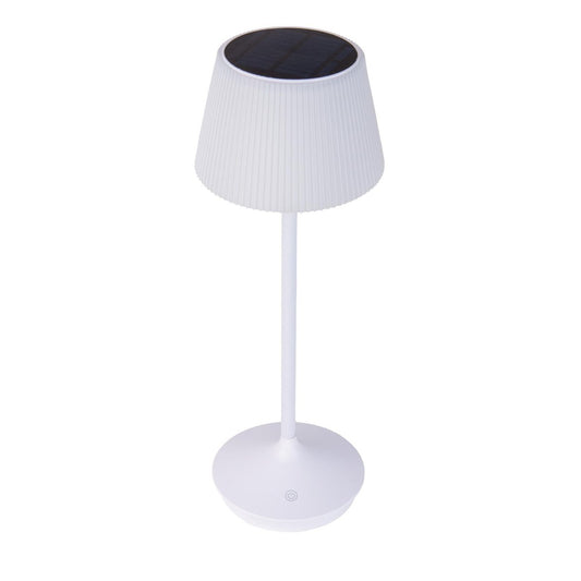 LED-lampa "EMMI" för utomhus- och inomhusbruk, bordslampa av metall och plast, med fast monterade lysdioder, LED-bordslampa för balkong, terrass, trädgård, vardagsrum, vinterträdgård, ca 38 cm hög