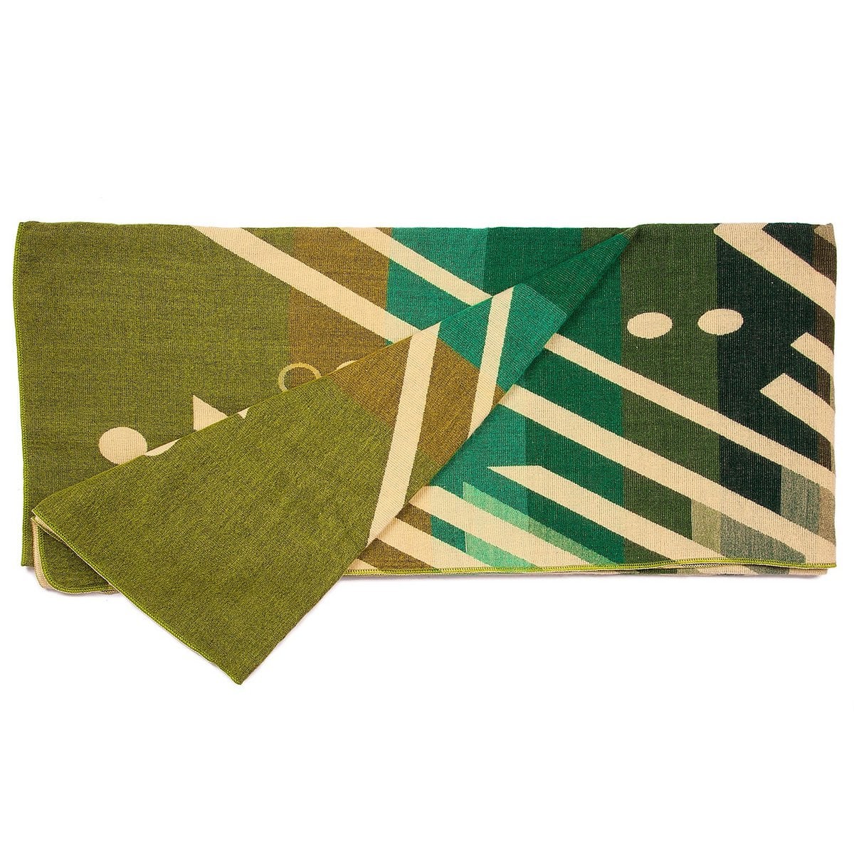 Ecuadorian alpaca blanket | native blanket | Imbabura Green