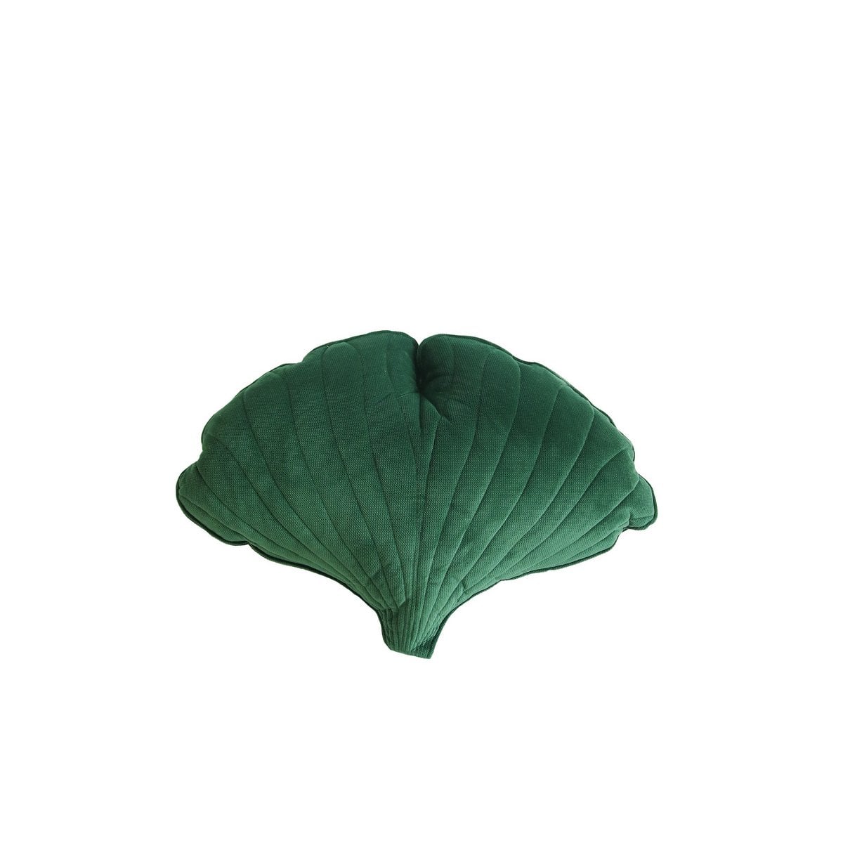 “Green” Velvet Ginkgo Leaf Pillow