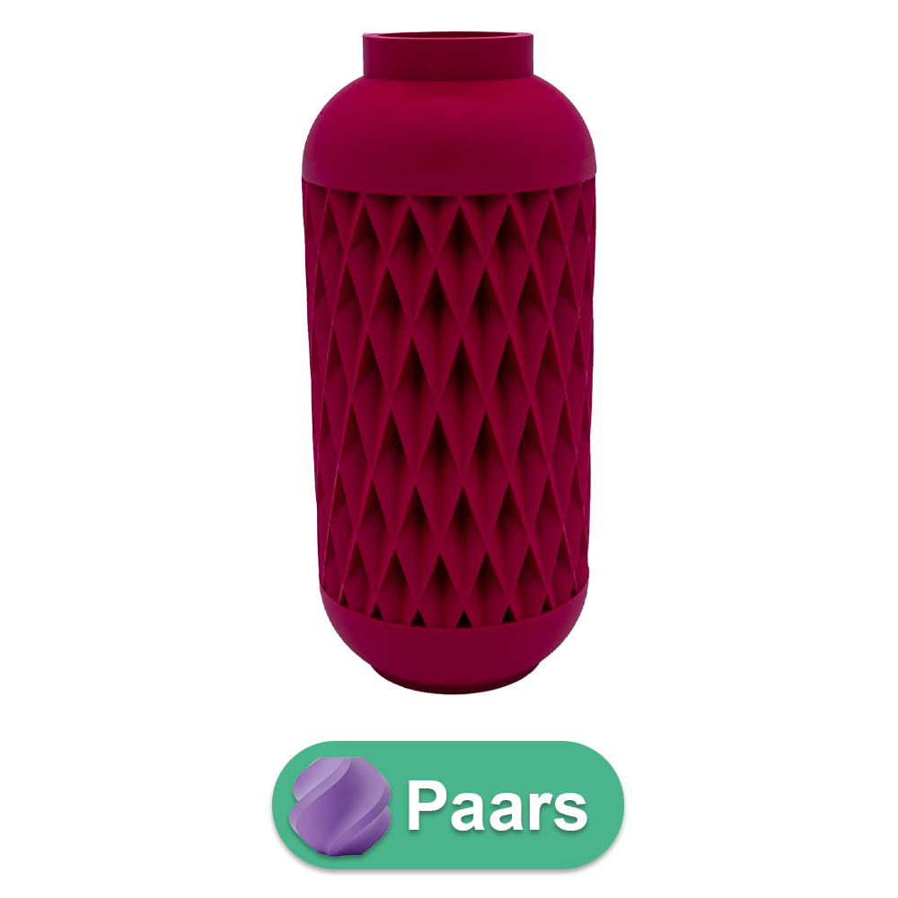 Zavira 3D-vas - 3D-printad vas - Hållbar PLA - Lämplig för konstgjorda blommor