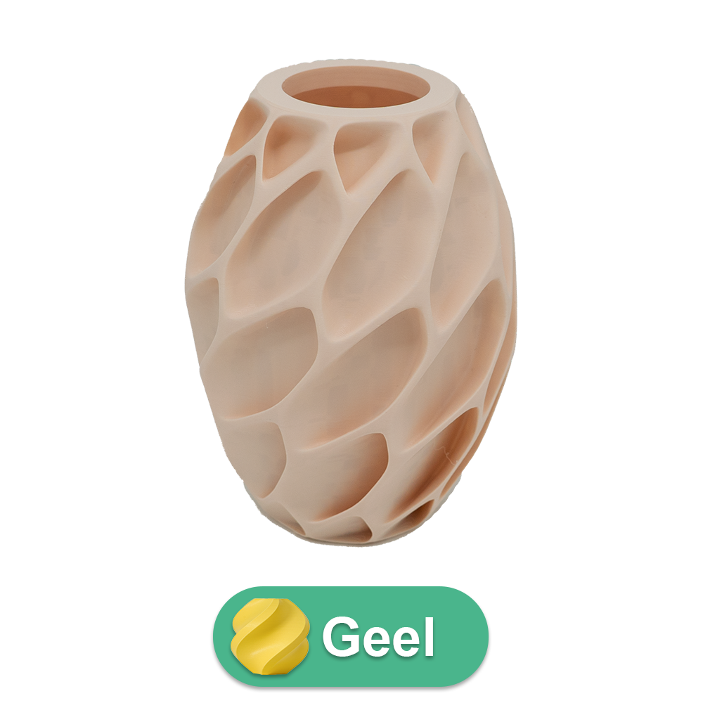 Oruna 3D vase - 3D printed vase - Sustainable PLA - Suitable for artificial flowers