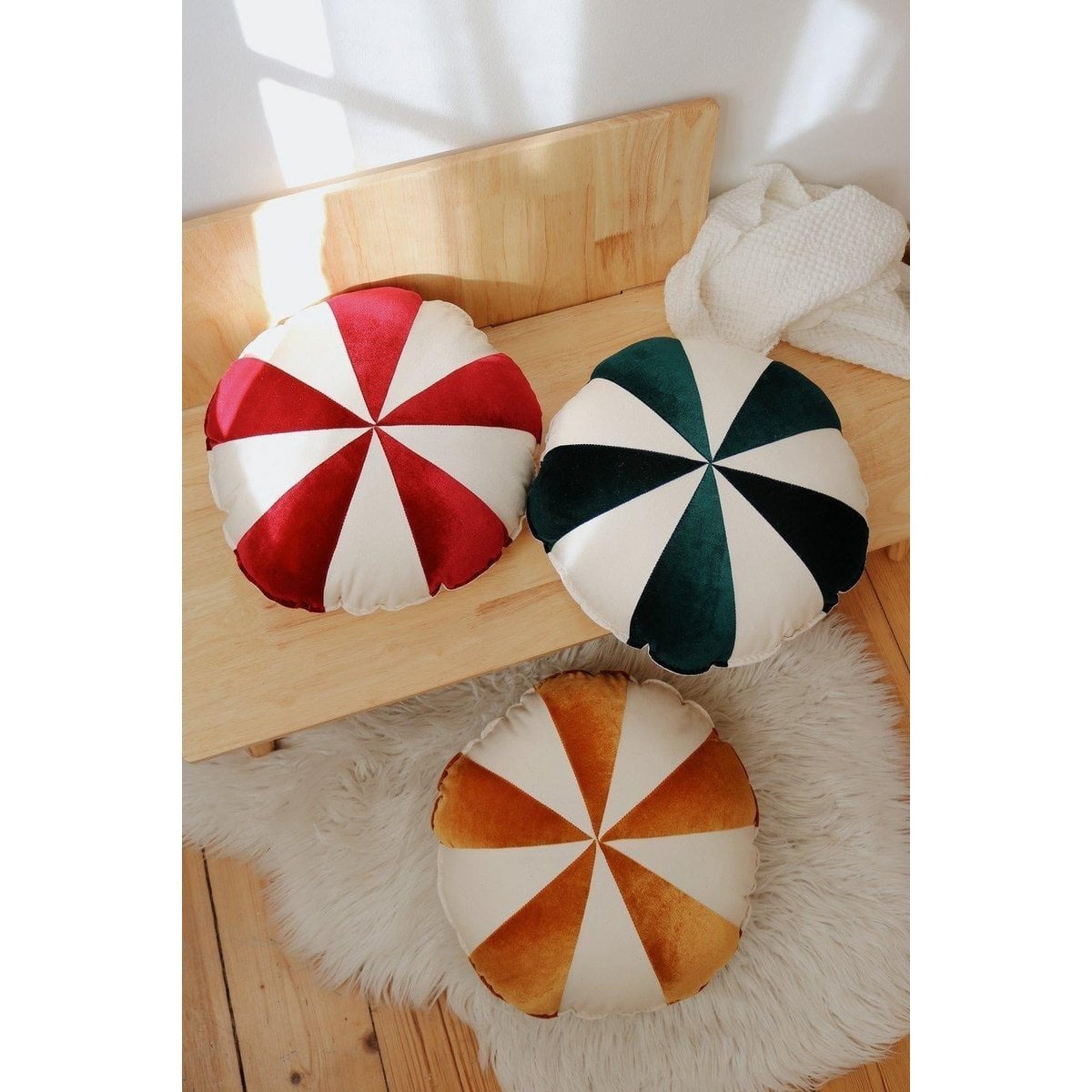 “Gold Candy” Patchwork Pillow