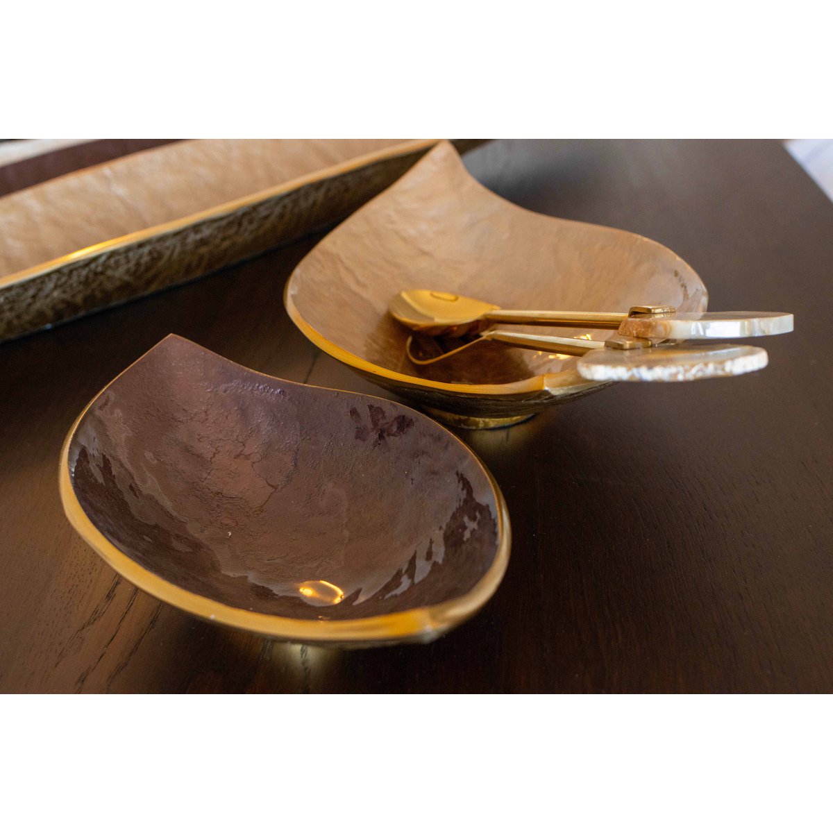 30x15.5x7cm brown decorative cut