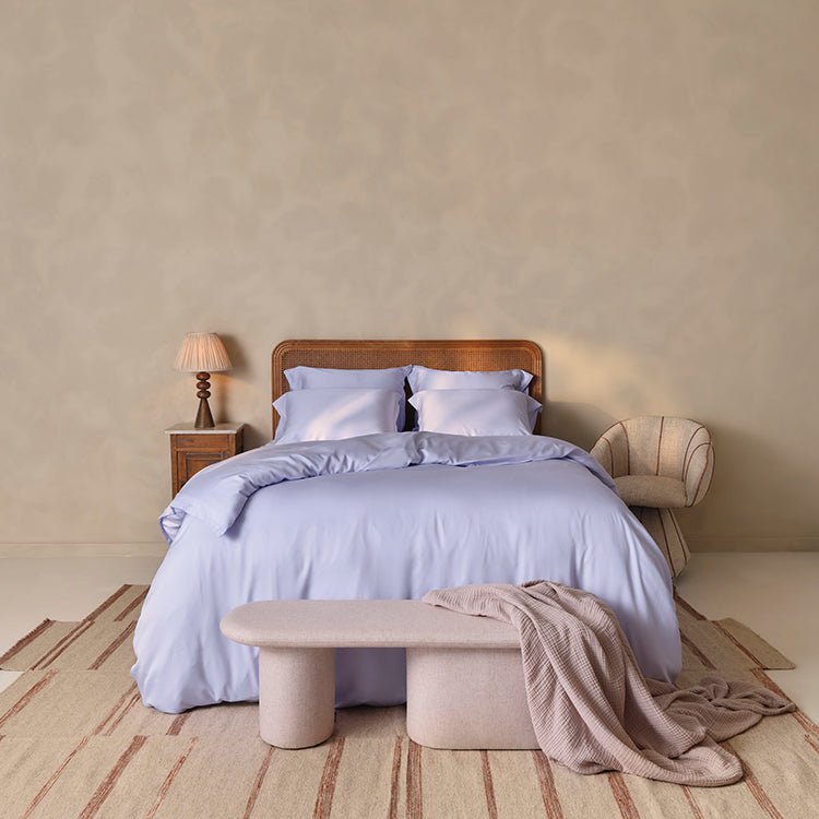 TENCEL™ Twill Duvet Cover Lavender Blue