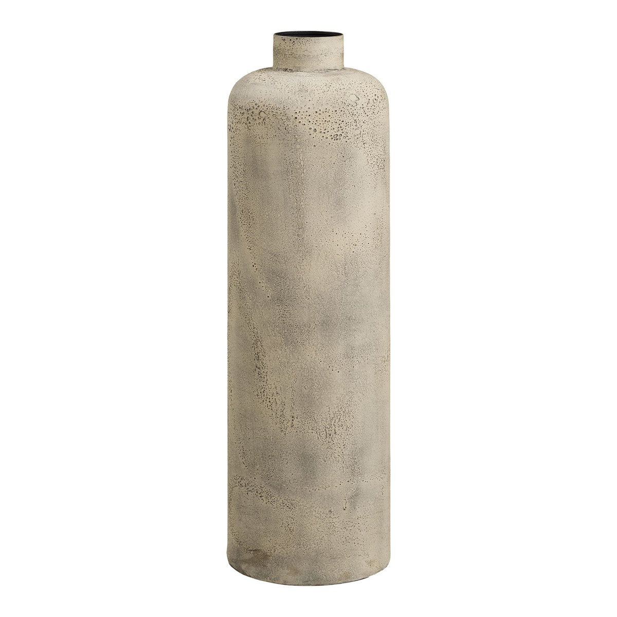 Hou Dekorativ kruka, metall, antikbeige, ø24x78,5 cm
