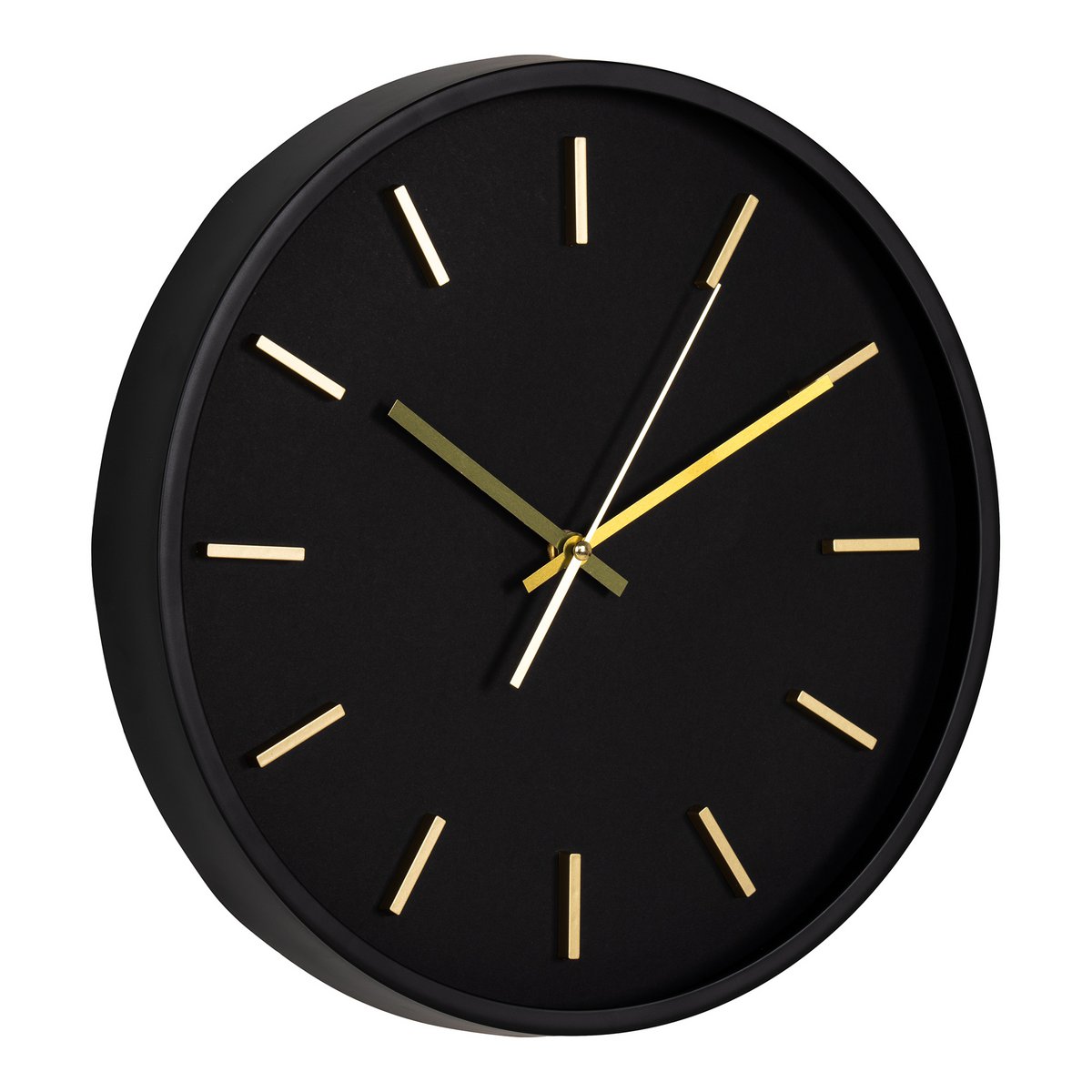 Kensington Wall Clock - Wall Clock, black, silent movement, round, ø35 cm