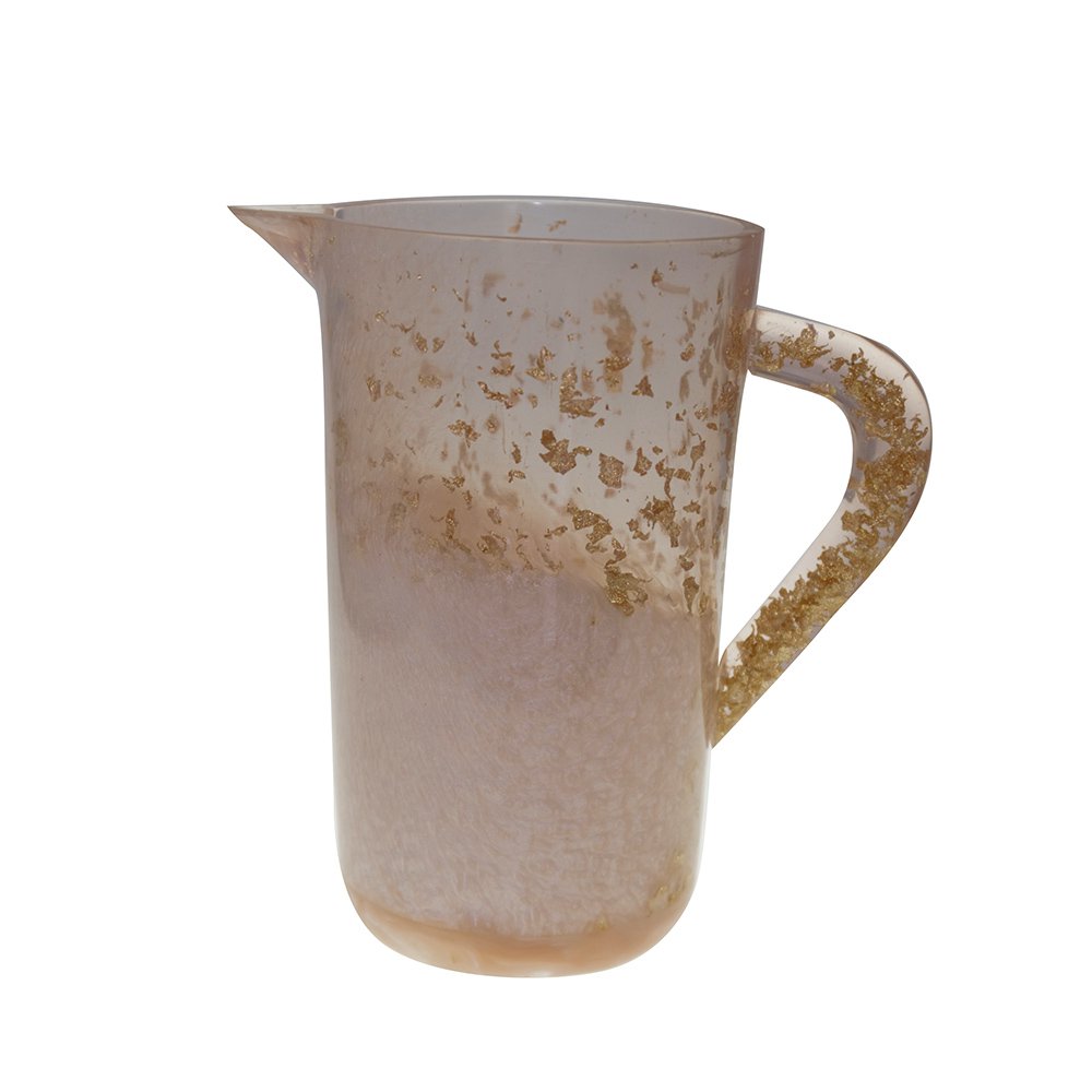 Résine glitter pitcher 12.5x12.5x21cm