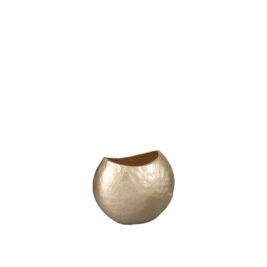 Oval vas sand 26x15,5x22cm