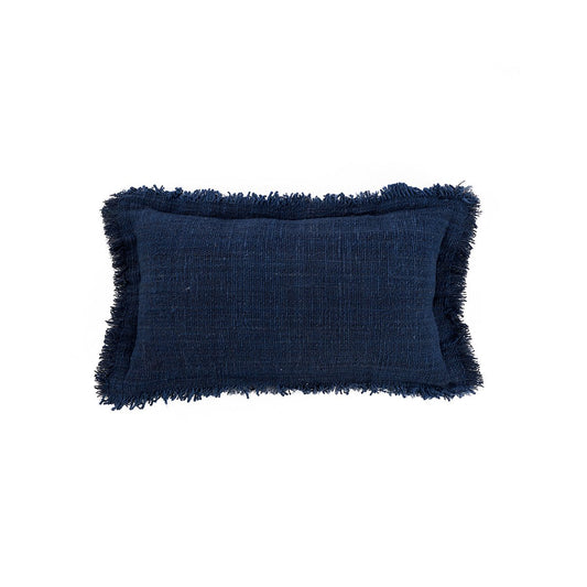 Kuddfodral Azure Fringe - Indian Blue - 30x50