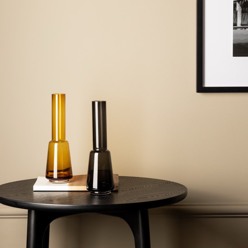Modern retro design large vase, deep gray color, TYLER14 GRey