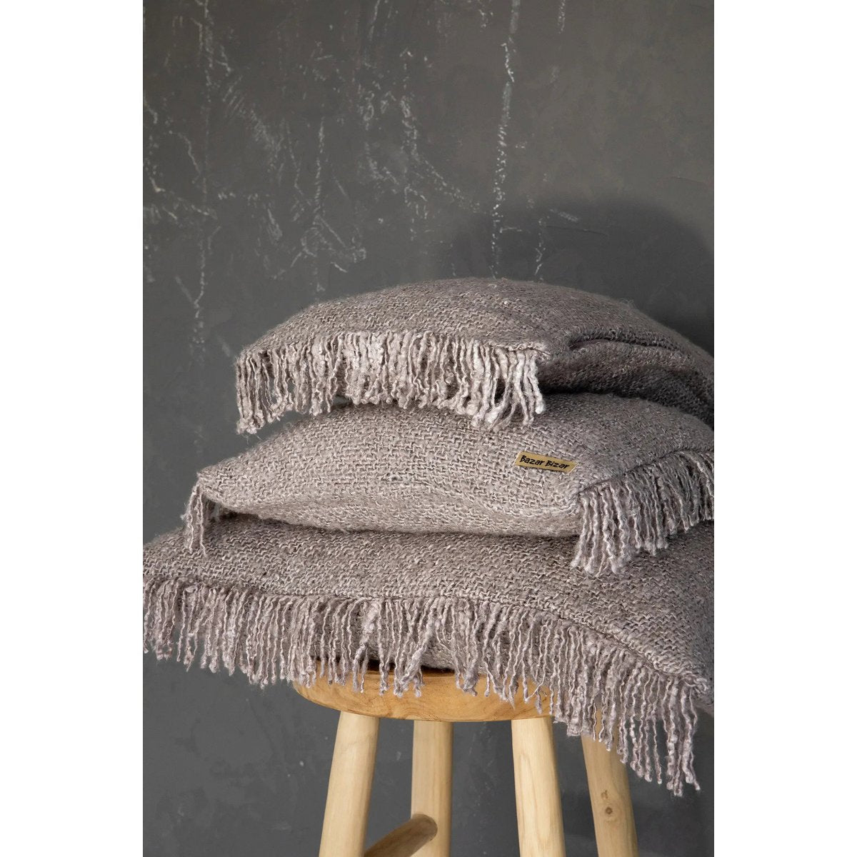 The Oh My Gee Cushion Cover - Pearl Grey - 60x60