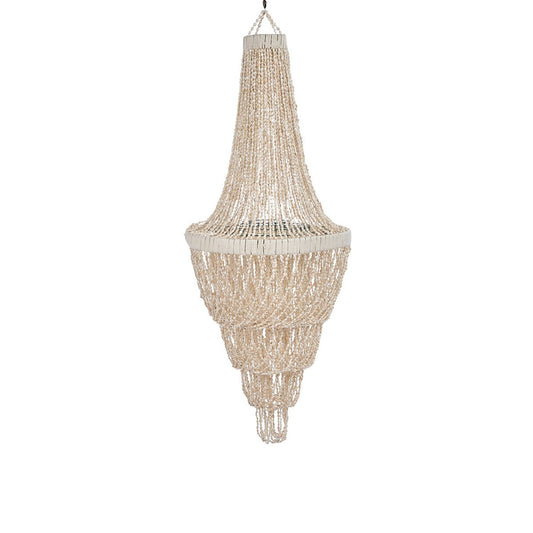 The Ocean Tower Shell Chandelier - Natur - L