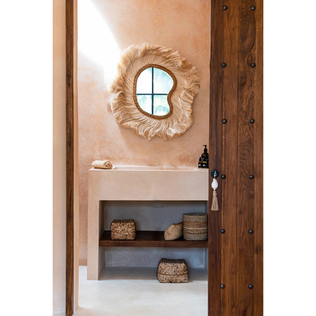 The La Principessa Mirror - Natural - L