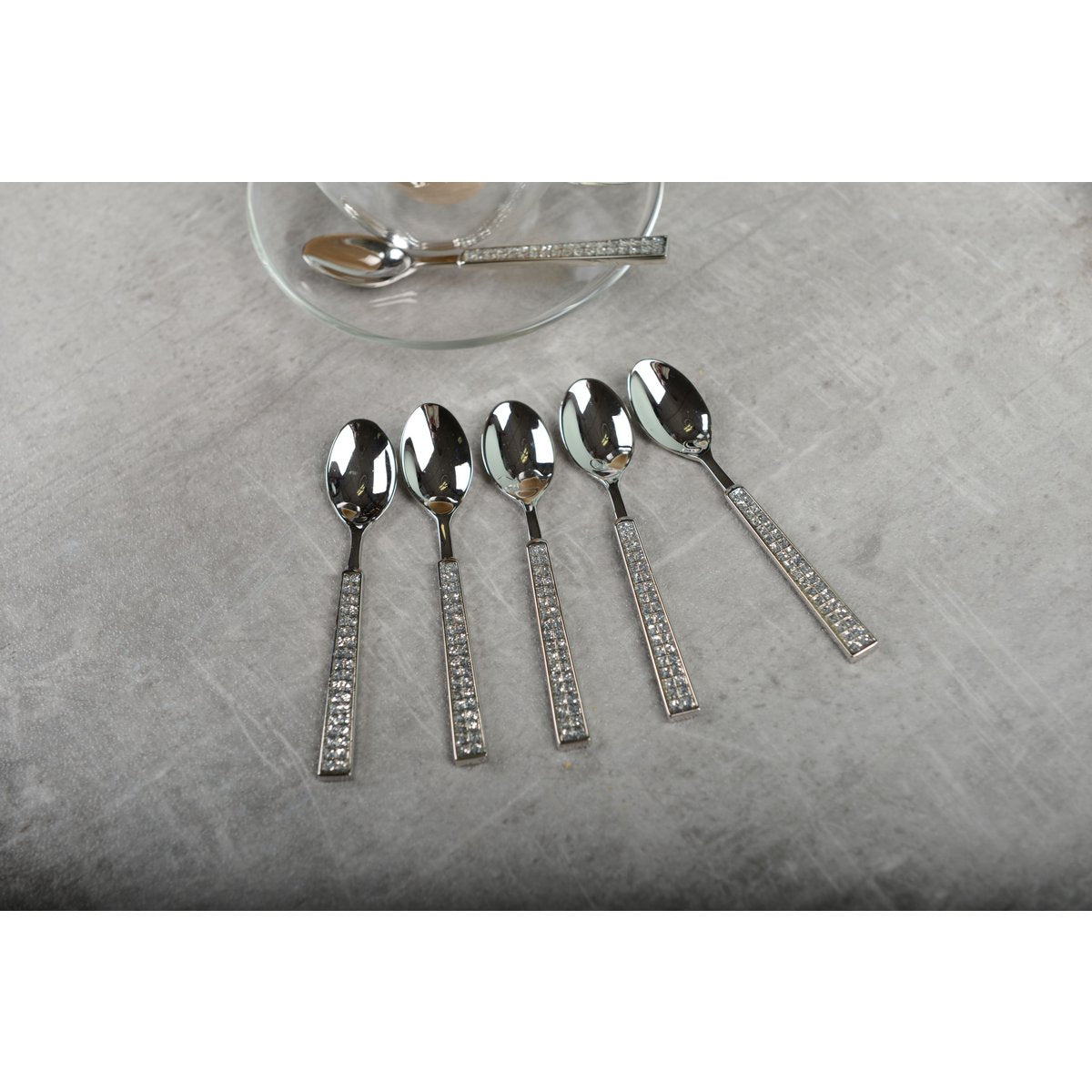 Luxury dessert spoons - Lot of 6