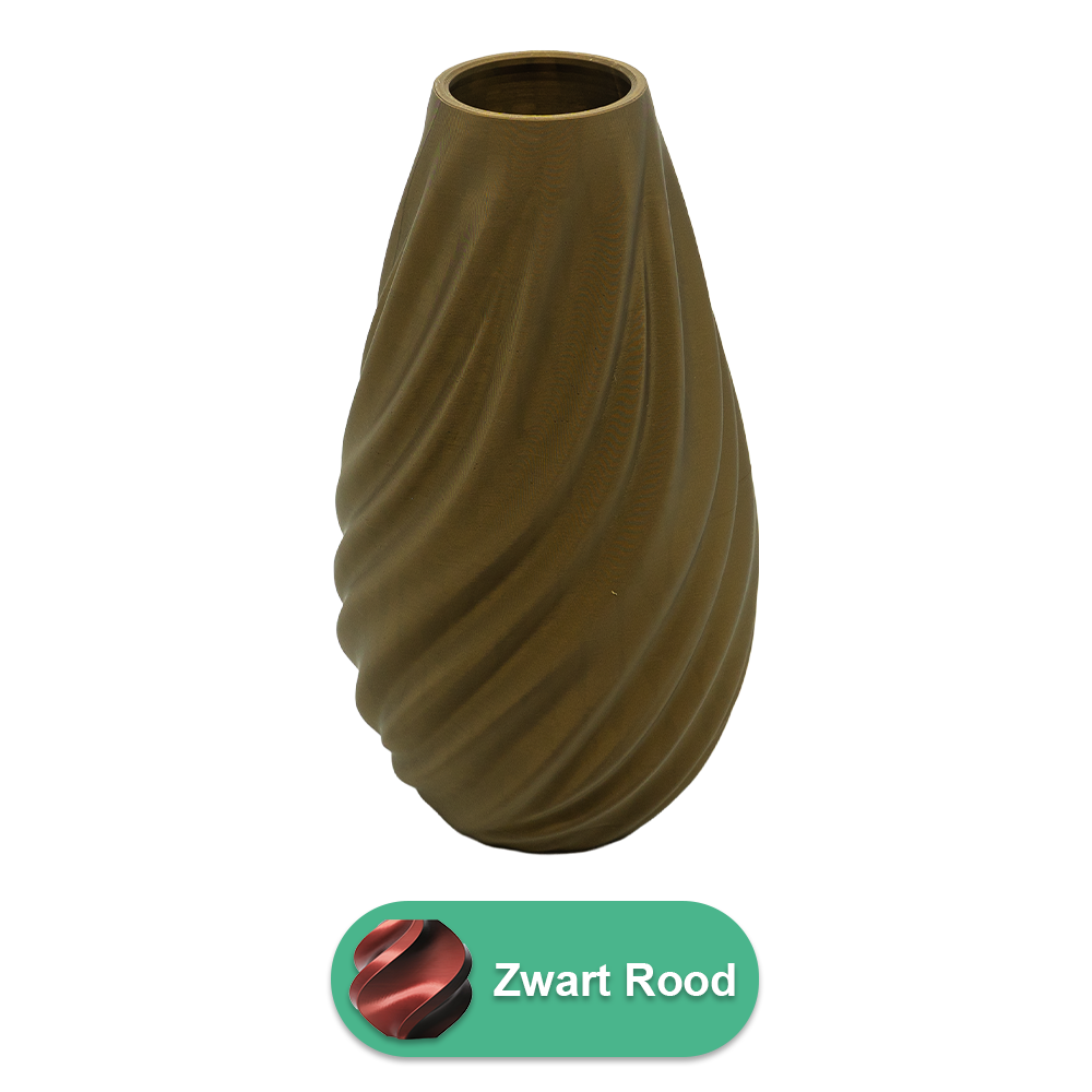 Lunaris 3D vas - 3D-printad vas - Hållbart PLA - Lämplig för konstgjorda blommor