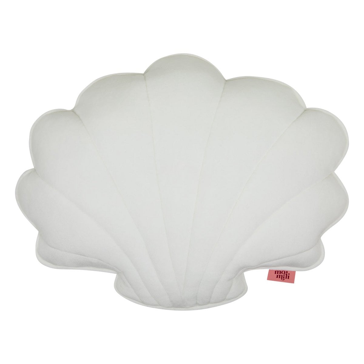 Soft Velvet Shell Cushion “White”