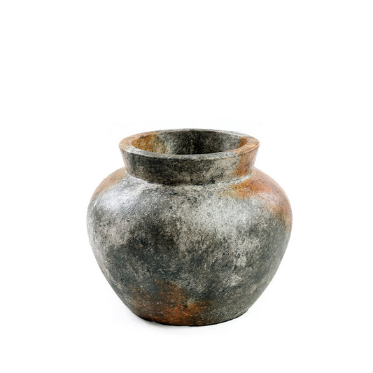 The Funky Vase - Antikgrå - S